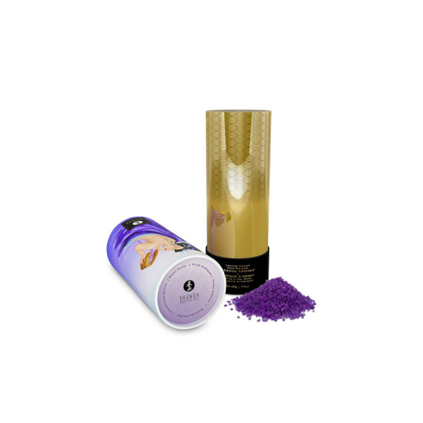 Sel de la mer morte aromatisé et moussant Fruits Exotiques  500 gr Shunga 